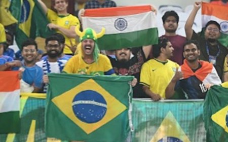 भारत-उरुग्वे मैच के टिकट 90% तक सस्ते:₹1,999 का टिकट ₹99 में, 85 हजार क्षमता वाले स्टेडियम में ब्राजील मैच में 51 हजार दर्शक आए