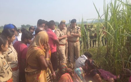 सुल्तानपुर में गन्ने के खेत में मिला युवक का शव:साइकिल और एक पैर की चप्पल गायब; बेटी ने जताई हत्या की आशंका
