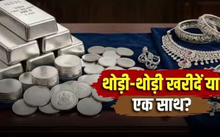 चांदी 50% सस्ती! अभी खरीदें या करें इंतजार