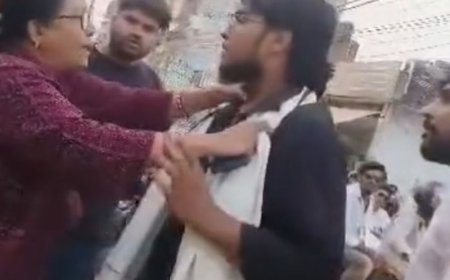 फतेहपुर में तेज हॉर्न बजाने पर युवक से मारपीट:बीच सड़क पर लात-घूसों से पीटा, पुलिस आरोपियों की तलाश में जुटी