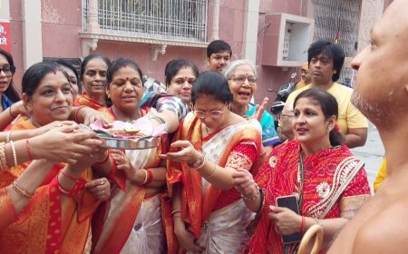 लखनऊ में पंचकल्याणक महोत्सव:मुनि विहसंत सागर का मंगल प्रवेश, 11 नवंबर से शुरू होगा अनुष्ठान