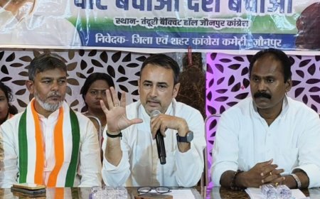 जौनपुर में सीताराम लांबा ने मांगा चुनाव आयुक्त का इस्तीफा:ज्ञानेश कुमार पर लगाया पद के दुरुपयोग करने का आरोप