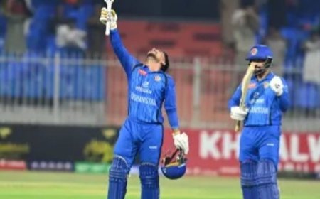 अफगानिस्तान ने जिम्बाब्वे के खिलाफ लगातार छठा टी-20 जीता:एजाज ने 20 गेंदों में फिफ्टी लगाई, राशिद खान ने 30 रन की पारी खेली