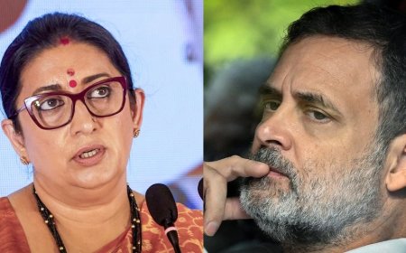 स्मृति ईरानी का राहुल गांधी पर तीखा हमला, बोलीं—शहंशाह बनने चले!
