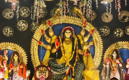 अयोध्या की नवरात्रि का उत्सव:उल्लास के बीच श्रद्धालुओं ने की सुख-समृद्धि के लिए की प्रार्थना