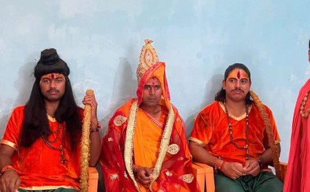 भस्मा में राघव शक्ति मिलन और भरत मिलाप:आदर्श रामलीला समिति का कार्यक्रम, श्रीराम आरती संग भ्रातृप्रेम और त्याग का संदेश