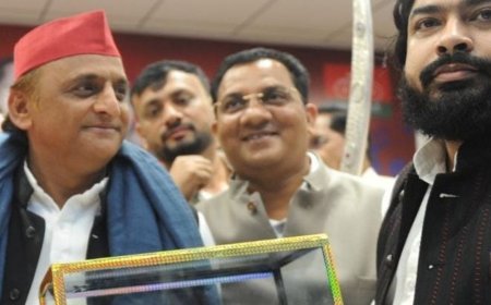 पूर्व मंत्री के बेटे शाने अली की सपा में वापसी:बसपा छोड़ी, लखनऊ में समर्थकों के साथ फिर से ली पार्टी की सदस्यता