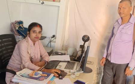 महराजगंज सदर ब्लॉक में बच्चों के मुफ्त आधार कार्ड:0 से 18 साल के बच्चों के लिए सुविधा, दो काउंटर से मिली राहत