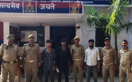 प्रतापगढ़ में स्कूल चोरी का खुलासा, 3 आरोपी गिरफ्तार:इनवर्टर-बैटरी चोरी कर 12 हजार में बेचने का दावा, 4,150 रुपए बरामद