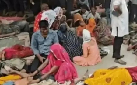 सत्संग भगदड़ केस में दरोगा-व्यापारी की गवाही:दरोगा बोले- 21 शव आगरा मोर्चरी पहुंचाया; टेंट व्यवसायी ने कहा- भीड़ संभाल नहीं पाई पुलिस