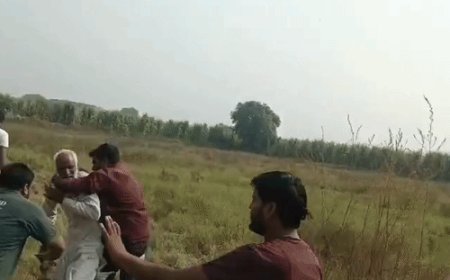 गाजियाबाद में जमीन को लेकर जातीय संघर्ष, तनागाजियाबाद के भोजपुर:भोजपुर में 6 लोगों ने किसान को को खेत में घेरकर फावड़े से हमला किया