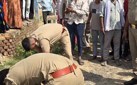 बुलंदशहर में सड़क हादसे में बाप-बेटे की मौत:टैंकर और बाइक की भिड़ंत, पत्नी-बेटी भी घायल, ड्राइवर हिरासत में