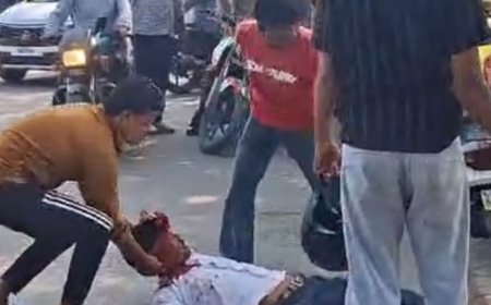 मुरादाबाद में पुलिस चौकी के पास मारपीट:वीडियो वायरल होने के बाद जांच में जुटी पुलिस