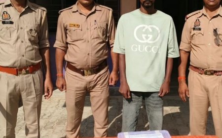 अमेठी में ऑपरेशन चक्रव्यूह: तमंचे-कारतूस के साथ आरोपी गिरफ्तार:गैंगस्टर समेत 5 मुकदमों में वांछित था आरोपी, पुलिस ने पकड़ा