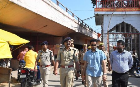 मेला स्थलों पहुंचे डीएम-एसपी:आयोजकों से सुरक्षा मानक, सीसीटीवी, अग्निशमन उपकरण पर की चर्चा