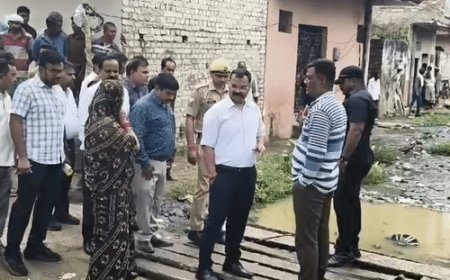 गोविंद नगर कच्ची बस्ती को जलभराव से मिलेगी राहत:नगर आयुक्त बोले- सीएम ग्रिड के काम में देरी पर ठेकेदार-इंजीनियर नपेंगे
