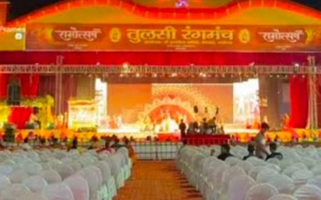 रामलीला मैदान में संस्कृत कार्यक्रम:आयोजकों ने प्रतिभागियों का जताया आभार, आगे भी कार्यक्रम कराने की योजना