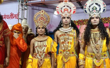 सोनई में राम बारात निकली गई:जनकपुरी में हुआ जोरदार स्वागत सत्कार, चारों भाइयों की उतारी गई आरती