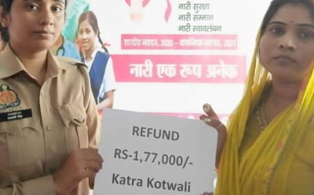 साइबर ठगी की दो पीड़िताओं को लौटाए 1.85 लाख रुपए:मिर्जापुर में यूपीआई के जरिए खाते से निकाले गए थे पैसे