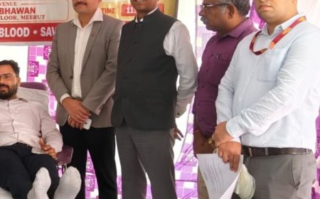 पीएनबी भवन में रक्तदान शिविर लगा:सतर्कता जागरूकता सप्ताह के तहत 150 से अधिक स्टाफ सदस्यों ने किया रक्तदान