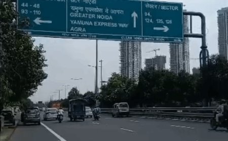 कोहरे से पहले नोएडा की सड़कों पर सुरक्षा कवच:चरखा चौराहा होगा रिन्यू, एक्सप्रेसवे रूट पर लगेंगे रिफ्लेक्टिव साइन बोर्ड