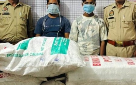 बागपत में अवैध पटाखों के साथ दो गिरफ्तार:दीपावली से पहले 90 किलो पटाखे बरामद, गाजियाबाद के लोनी से जुड़े हैं तार