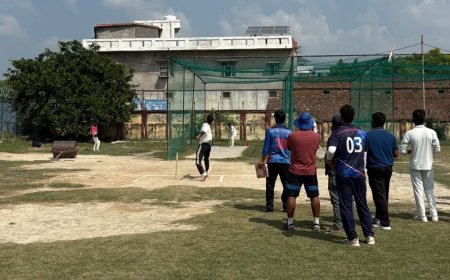 पं. दीनदयाल क्रिकेट प्रतियोगिता के लिए 10 खिलाड़ी चयनित:अमेठी जिला स्तरीय ट्रायल में हुआ चयन, प्रदेश स्तरीय प्रतियोगिता में लेंगे हिस्सा