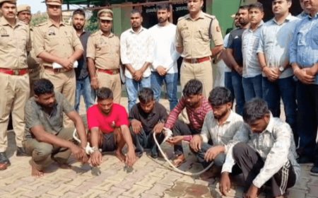 जानवरों की आवाज निकालकर चोरी करने वाला गिरोह पकड़ा:5-5 लोगों की टोली बनाकर घरों को बनाते थे निशाना, सोने-चांदी के आभूषण और नकदी बरामद
