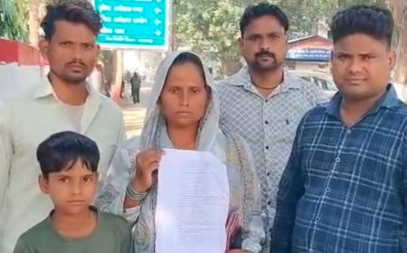 सहारनपुर में विधवा से मारपीट-जेठ पर मकान कब्जाने का आरोप:5 बच्चों संग बेघर होने की आशंका, SSP से मदद मांगी