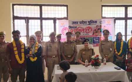 मथुरा पुलिस ने पांच बिछड़े दंपती को मिलाया:सीओ सिटी आशना चौधरी के निर्देशन में मिशन शक्ति टीम की पहल