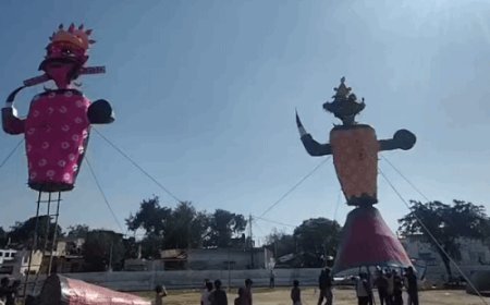 मेरठ में डिजिटल आतिशबाजी के साथ होगा रावण दहन:ड्रोन-लेजर शो से सजेगा आसमान, शहर में 32 जगह जलेगा रावण