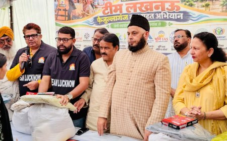 फैजुल्लागंज में राहत सामग्री वितरित:बाढ़ पीड़ित परिवारों को मिली मदद, मच्छरदानी और कॉइल का हुआ वितरण