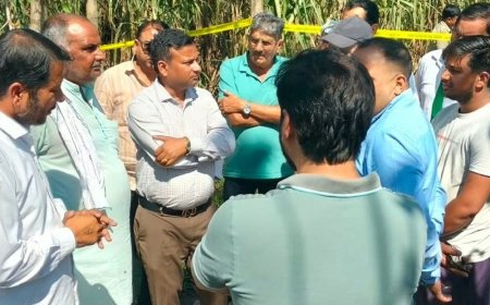 मुजफ्फरनगर में रोहन हत्याकांड- एसआईटी ने कराया सीन रीक्रिएशन:एसआईटी और साइबर टीम ने घटनास्थल का किया निरीक्षण, दो आरोपी गिरफ्तार