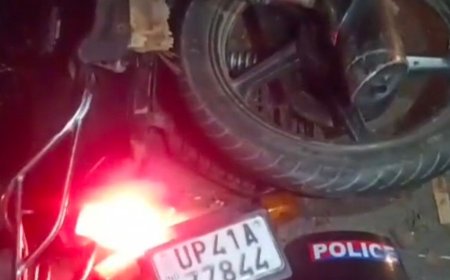 बाराबंकी में पिकअप की टक्कर से बाइक सवार की मौत:बदोसराय-सफदरगंज मार्ग पर हादसा, चार दिन पहले ससुराल आया था