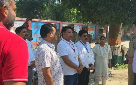 बलरामपुर में शिक्षक एमएलसी चुनाव:सुबह 11 बजे तक 25.46% मतदान, 10 बूथों पर वोटिंग जारी