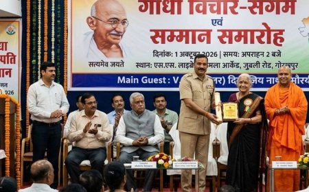 गोरखपुर में गांधी विचार-संगम एवं सम्मान समारोह:साहित्य, हिंदी और शिक्षा क्षेत्र की विभूतियों को मिलेगा ‘विद्या वाचस्पति सम्मान’