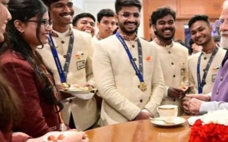पीएम ने विश्व कौशल प्रतियोगिता के युवाओं से मुलाकात की:लिखा- इन शानदार युवाओं ने वर्ल्डस्किल्स कंपटीशन 2026 में बेहतरीन प्रदर्शन किया