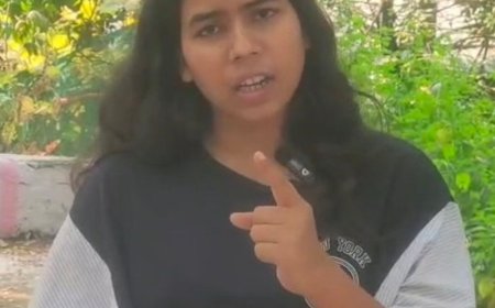 छात्रा ने नदी कटान पर विधायक को घेरा:कविता में कहा- अबकी वोट मांगने आओगी तो सबक सिखाएंगे