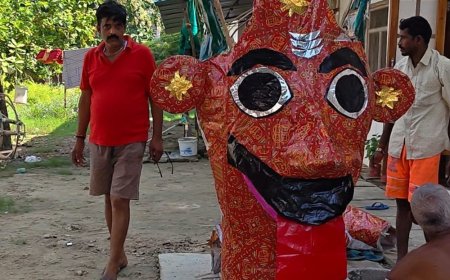जौनपुर में 110 स्थानों पर होगा रावण दहन:शाहगंज में जलेगा 75 फीट का रावण, भारी वाहनों की आवाजाही पर रोक; डायवर्जन लागू