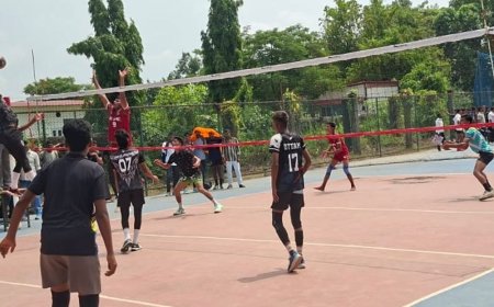 सीनियर पुरुष वॉलीबॉल का मंडलीय ट्रायल स्थगित:अब अमिताभ बच्चन स्पोर्ट्स कॉम्प्लेक्स में 21 अक्टूबर को