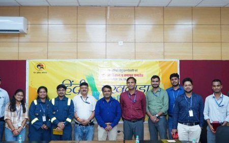 औरैया के दिबियापुर में गेल इंडिया हिंदी पखवाड़े का समापन:विभिन्न प्रतियोगिताओं के विजेताओं को मिले पुरस्कार, केबीसी थीम पर प्रश्नमंच भी हुआ