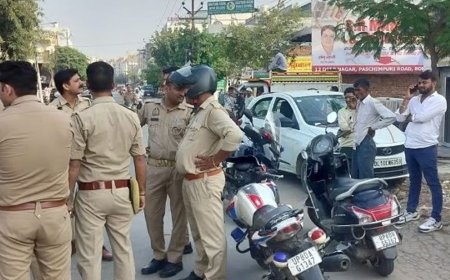 आगरा के सिकंदरा में दिनदहाड़े चेन स्नेचिंग:चौकी से 200 मीटर दूर महिला से लूट, CCTV खंगाल रही पुलिस