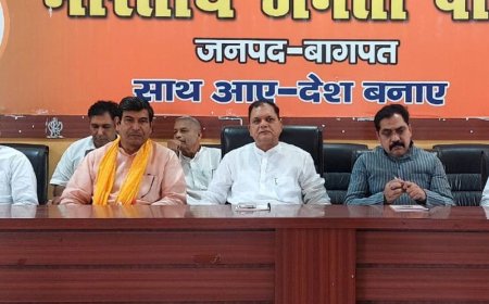 भाजपा ने स्नातक-शिक्षक एमएलसी चुनाव की रणनीति पर की बैठक:बागपत में वाईपी सिंह ने कार्यकर्ताओं को जीत का मंत्र दिया