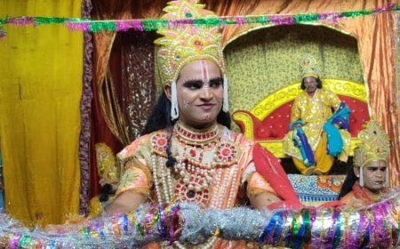 बलरामपुर रामलीला में श्रीराम ने तोड़ा शिव धनुष:परशुराम-लक्ष्मण संवाद ने बांधा समां, सीता स्वयंवर और राम विवाह का मंचन