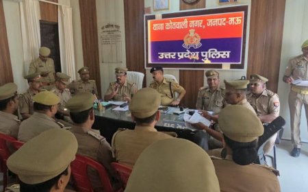 मारीच वध कार्यक्रम के लिए 200 जवान तैनात:मऊ में संवेदनशील स्थानों पर इंस्पेक्टर करेंगे निगरानी