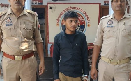 ललितपुर में 17 साल की किशोरी से रेप आरोपी गिरफ्तार:डेढ़ महीने पहले भगाकर किया था दुष्कर्म, राघवेंद्र को कोर्ट में पेश किया
