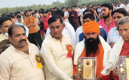 नैड़ु फलावदा में कुश्ती दंगल:स्वर्गीय कृष्ण धाम की स्मृति में जुटे देशभर के 100 से अधिक पहलवान