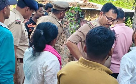 गाजीपुर में रेलवे-ट्रैक पर मिला था पूर्व शिक्षक का शव:सिर के पीछे चोट के निशान, बेटी ने भाई पर दर्ज कराया मुकदमा
