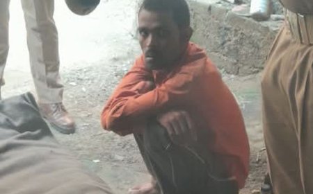 सीतापुर में ताई पर कुल्हाड़ी से हमला, तोड़ा दम:हिरासत में आरोपी, ग्रामीणों के मुताबिक मानसिक स्थिति ठीक नहीं