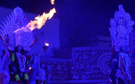 प्रयागराज में रोहित काली की नृत्य-नाटिका ने बांधा समां:दीपावली शिल्प मेले में दिखी पारंपरिक लोककला की झलक